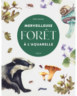 Merveilleuse forêt à l'aquarelle
