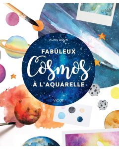 Fabuleux cosmos à l'aquarelle