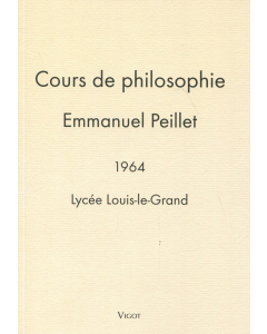 Cours de philosophie, Emmanuel Peillet